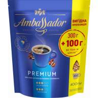 Кава розчинна Ambassador Premium  400г
