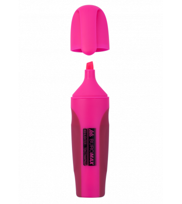 Маркер текстовий Neon, колір чорнил рожевий 2-4мм, Buromax