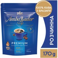 Кофе растворимый Ambassador Premium 170г