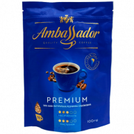 Кава розчинна Ambassador Premium 100г