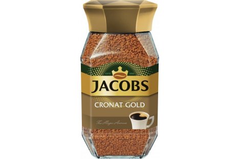 Кофе растворимый Jacobs Cronat Gold 200г, стекло
