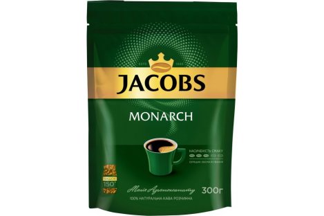 Кофе растворимый Jacobs Monarch 300г