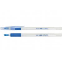Ручка масляна Iceberg, колір чорнил синій 0,7мм, Economix