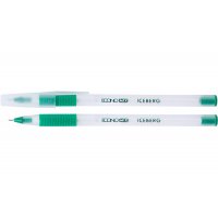 Ручка масляна Iceberg, колір чорнил зелений 0,7мм, Economix
