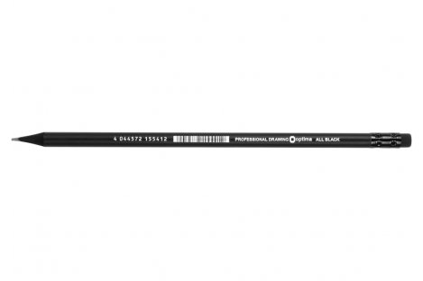Олівець чорнографітний HB All Black, Optima