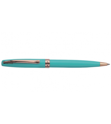 Ручка кулькова, колір корпусу бірюзовий, пластиковий футляр, Regal