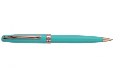 Ручка кулькова, колір корпусу бірюзовий, пластиковий футляр, Regal
