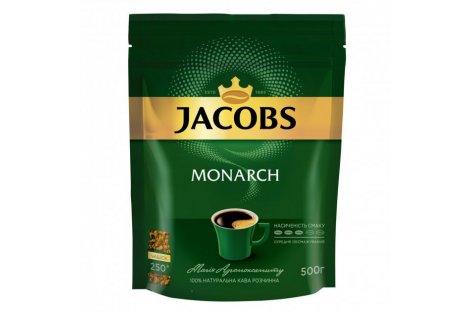 Кофе растворимый Jacobs Monarch 500г