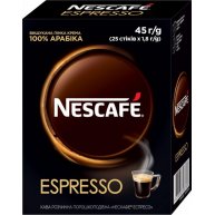Кава розчинна Nescafe® Espresso 25шт*1,8г