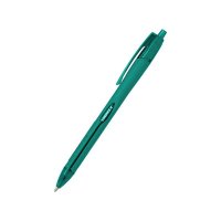 Ручка кулькова автоматична Aerogrip, колір чорнил зелений 0,7мм, Unimax