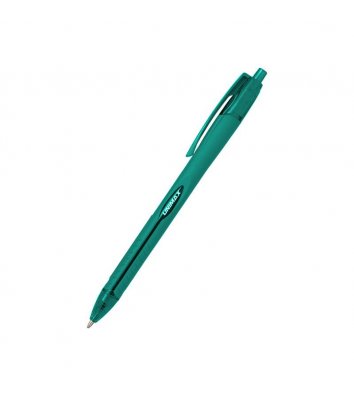 Ручка кулькова автоматична Aerogrip, колір чорнил зелений 0,7мм, Unimax