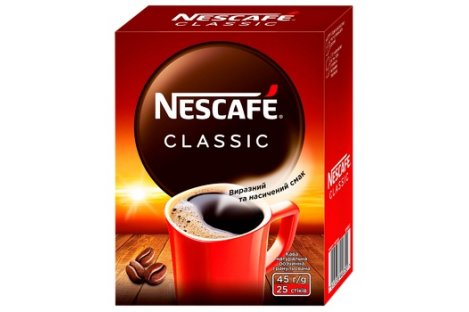 Кава  розчинна Nescafe® Classic  25шт*1,8г