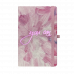 Діловий записник 136*207мм 96арк в клітинку Infinity рожевий, Buromax