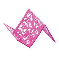 Подставка для визиток Barocco металлическая розовая, Buromax