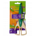 Ножницы детские 16,5 см с фигурными лезвиями для аппликаций "Зиг-заг", Zibi