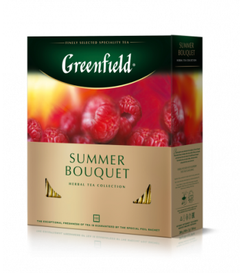 Чай травяной Greenfield "Summer Bouquet" в пакетиках 100шт