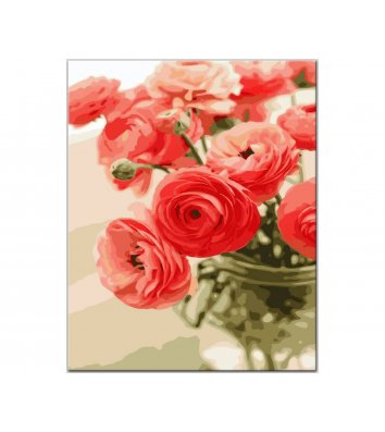 Живопис за номерами "Квіти для коханої" 40*50см в коробці, ArtStory