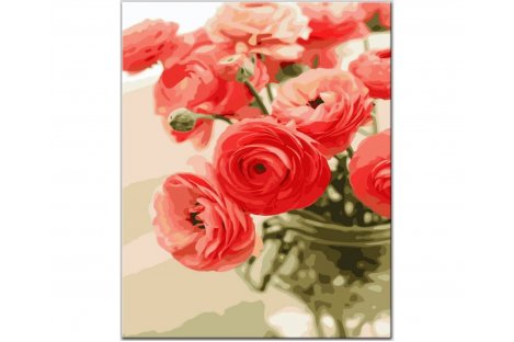 Живопис за номерами "Квіти для коханої" 40*50см в коробці, ArtStory