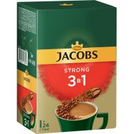 Кавовий напій 3в1 Jacobs Strong  24шт*12,9г