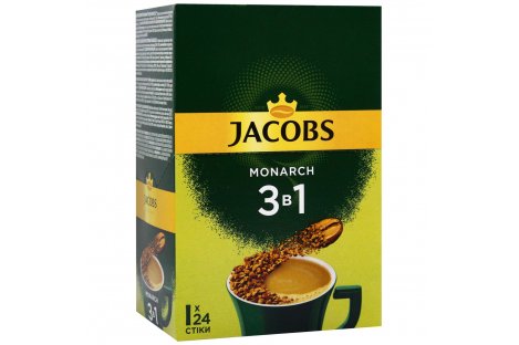 Кавовий напій  Jacobs  Monarch 24шт*15г