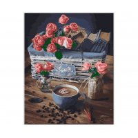 Живопис за номерами "Вінтажні троянди" 40*50см в коробці, ArtStory