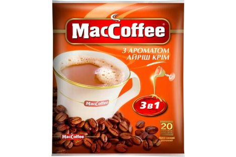 Кофейный напиток MacCoffee Айриш Крым 20шт*18г