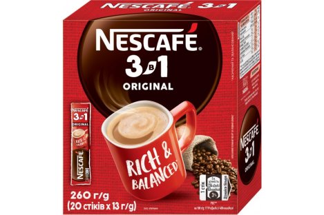 Кавовий напій  Nescafe®  Original  20шт*13г