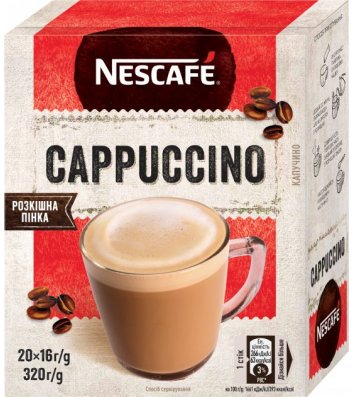 Кофейный напиток Nescafe® Cappuccino 20шт*16г