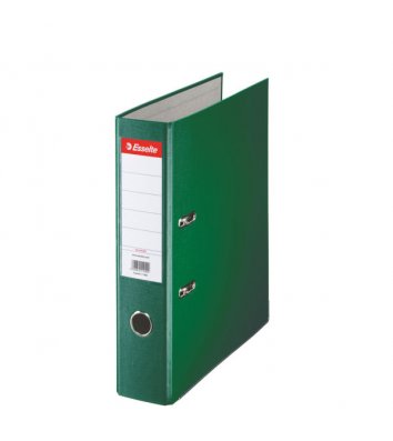 Папка-регистратор А4 75мм односторонняя зеленая Eco, Esselte