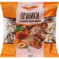 Пряники с начинкой персик-абрикос 300г, Киевхлеб