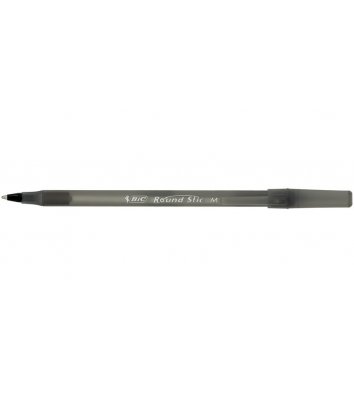 Ручка шариковая Round Stic, цвет чернил черный 0,4мм, Bic