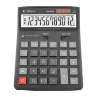 Калькулятор 12 розрядів 155*201*35мм, Brilliant