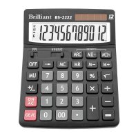 Калькулятор 12 разрядов 150*193*29мм, Brilliant