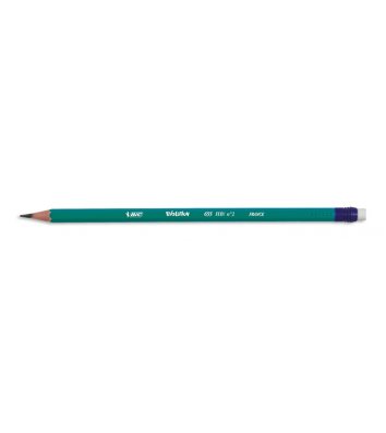 Олівець чорнографітний пластиковий з гумкою HB Evolution, BIC