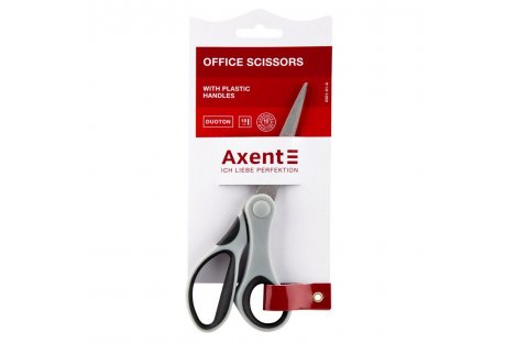 Ножницы 18см ручки с резиновыми вставками Duoton, Axent