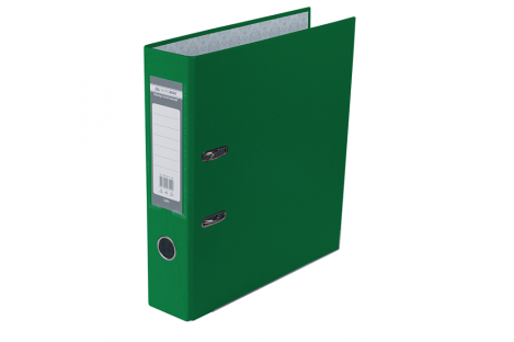 Папка-регистратор А4 70мм односторонняя зеленая Lux, Buromax