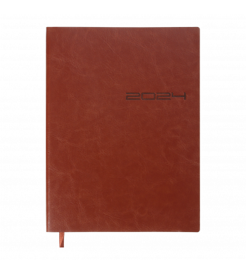 Ежедневник датированный A5 2022 Ideal светло-коричневый, Buromax   