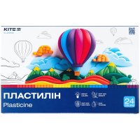 Пластилін 24 кольори 480г "Classic", Kite