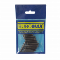 Патрон до перової ручки 10 шт колір чорнил чорний, Buromax