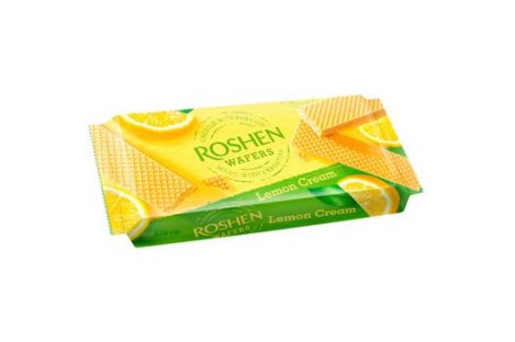 Вафли Wafers Lemon Cream 216г, Roshen 