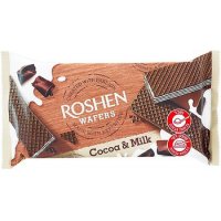 Вафли Wafers Какао-молоко 216г, Roshen