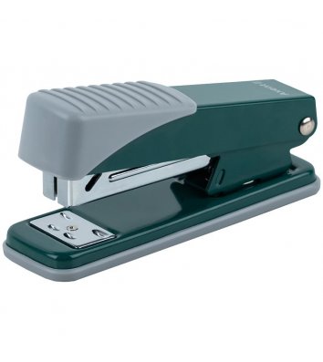 Степлер 25 арк скоби 24/6  металевий корпус зелений Exakt-2, Axent