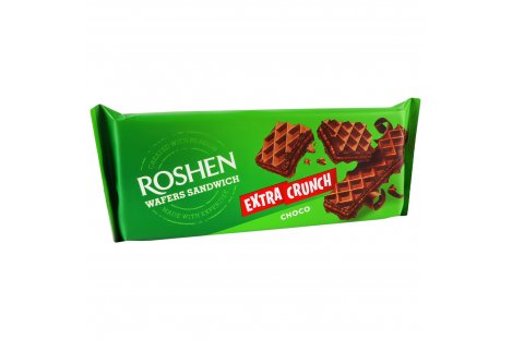 Вафли Wafers Sandwich Crunch шоколад 142г, Roshen