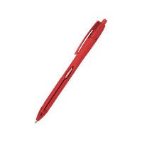 Ручка кулькова автоматична Aerogrip, колір чорнил червоний 0,7мм, Unimax
