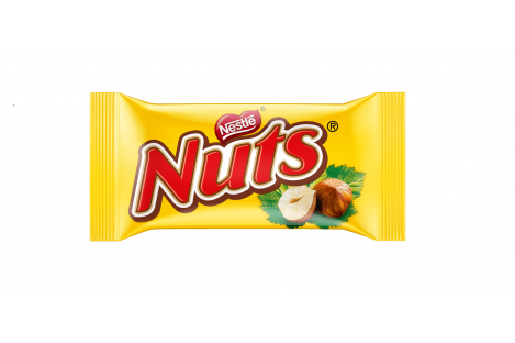 Батончик Nuts шоколадный 42г, Nestle