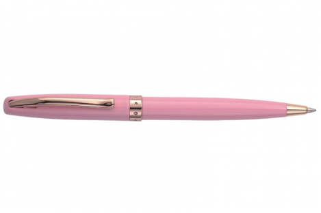 Ручка кулькова, колір корпусу рожевий, пластиковий футляр, Regal