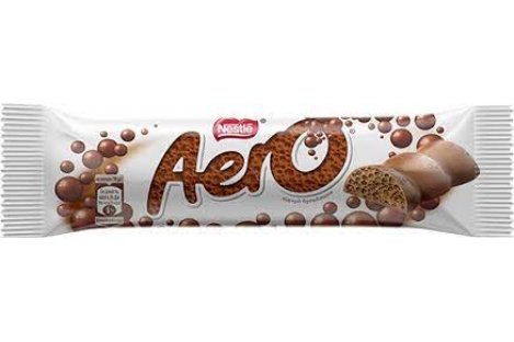 Батончик Aero шоколадний молочний пористий 30г, Nestle