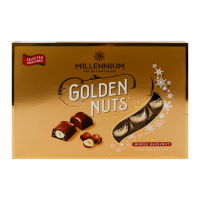 Цукерки Golden Nuts шоколадні з цілими горіхами 130г, Millennium