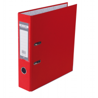 Папка-регистратор А4 70мм односторонняя красная Lux, Buromax