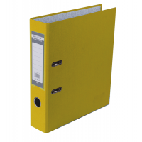 Папка-регистратор А4 70мм односторонняя желтая Lux, Buromax